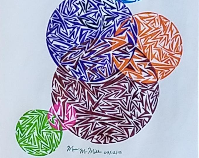 680x540 Drawings - Modern Art Drawing