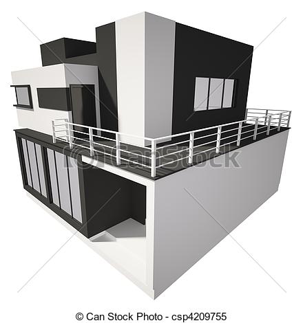 440x470 the modern building clipart - Modern Building Drawing