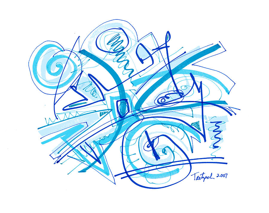 900x713 Modern Drawing Drawing - Modern Drawing