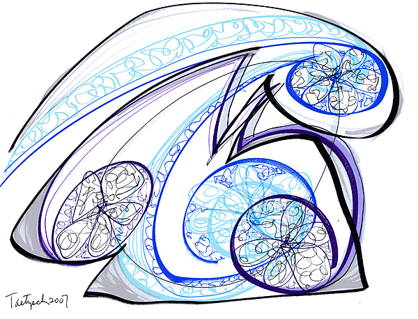 600x458 Modern Drawing Drawing - Modern Drawing