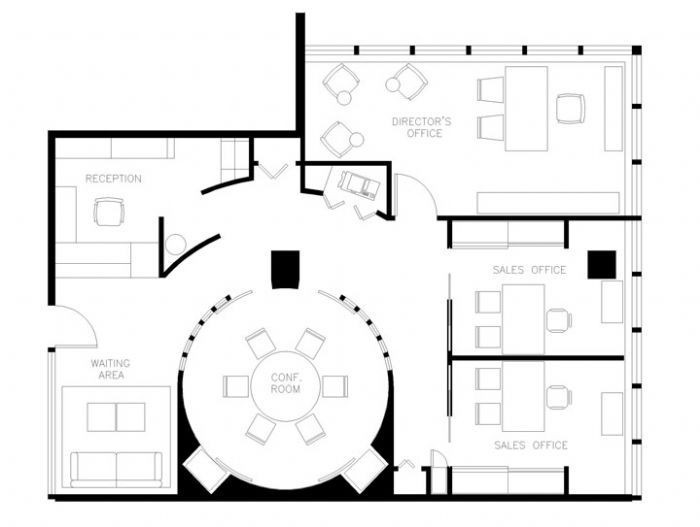 700x527 office layout planner small fice floor plan unique modern fice - Modern Drawing Office Layout Plan
