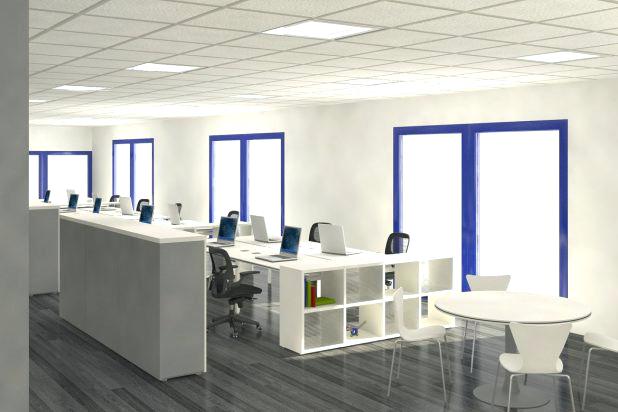 618x412 modern office layout plan tall dining room table - Modern Drawing Office Layout Plan