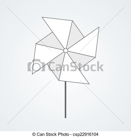 450x470 vector modern windmill background illustration - Modern Windmill Drawing