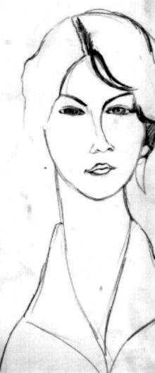 220x527 Modigliani Drawings - Modigliani Drawings