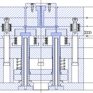 320x320 mold assembly drawing download scientific diagram - Mold Drawing