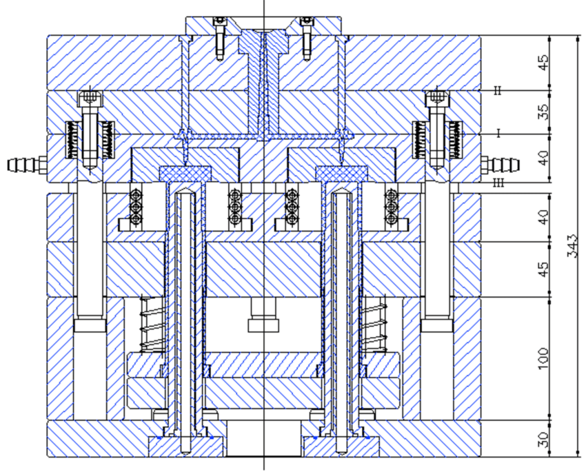 850x685 mold assembly drawing download scientific diagram - Mold Drawing