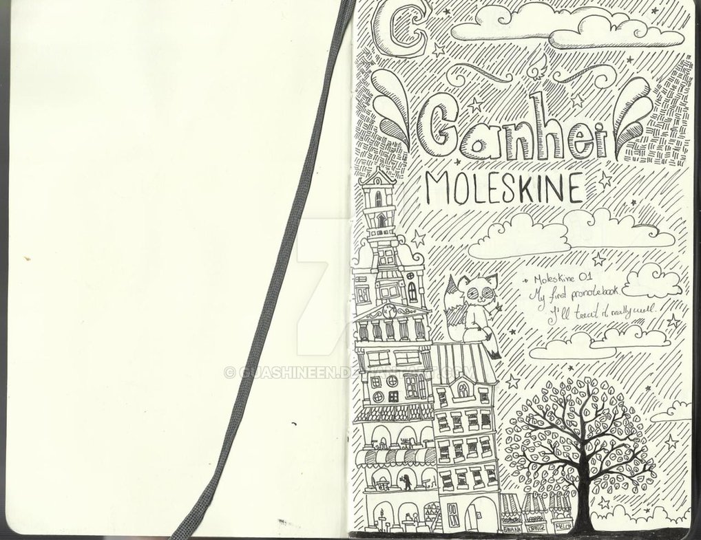 1018x785 Moleskine Drawing - Moleskine Drawing