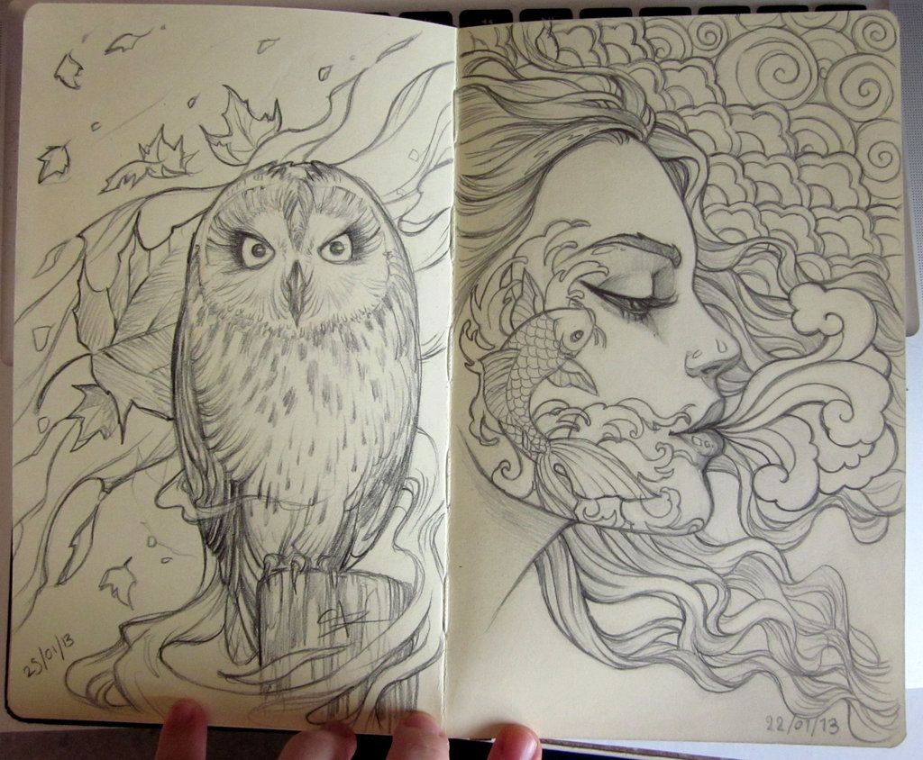 1024x844 Moleskine Sketch - Moleskine Drawing