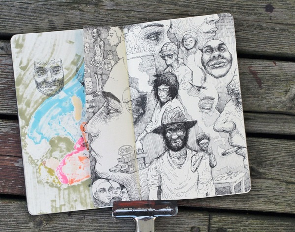 600x471 moleskines tips and incredible inspiration creativeoverflow - Moleskine Drawing