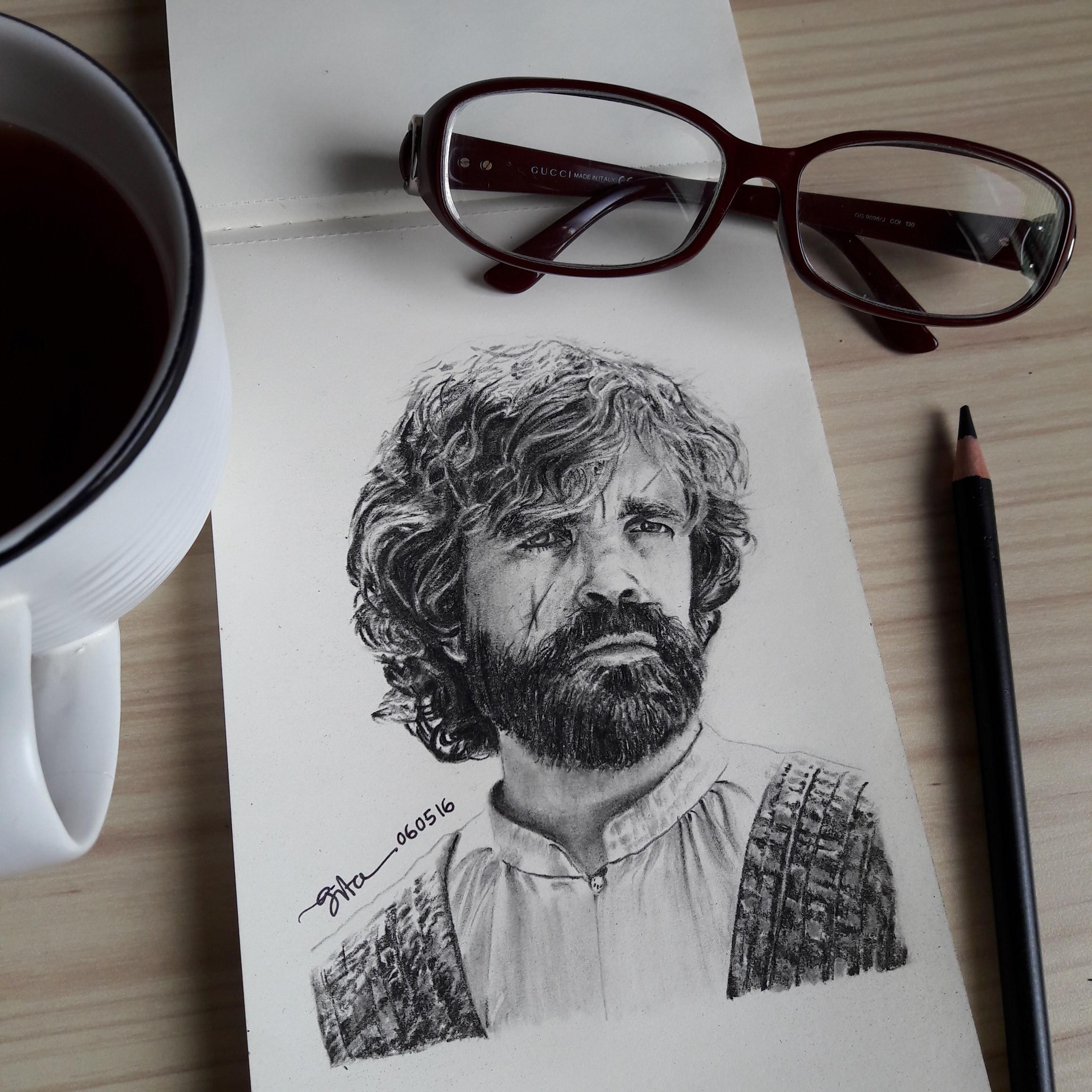 2316x2316 Tyrion Lannister - Moleskine Drawing