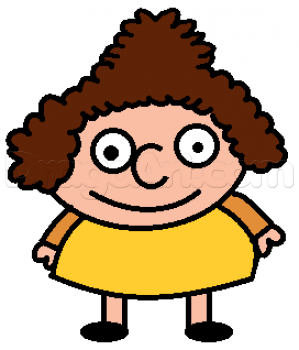 299x350 How To Draw Molly From Timmy Failure, Step - Molly Drawing