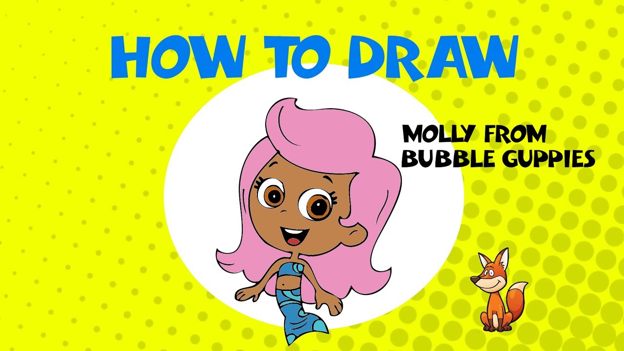 1280x720 how to draw molly from bubble guppies of nick jr learn to draw - Molly Drawing