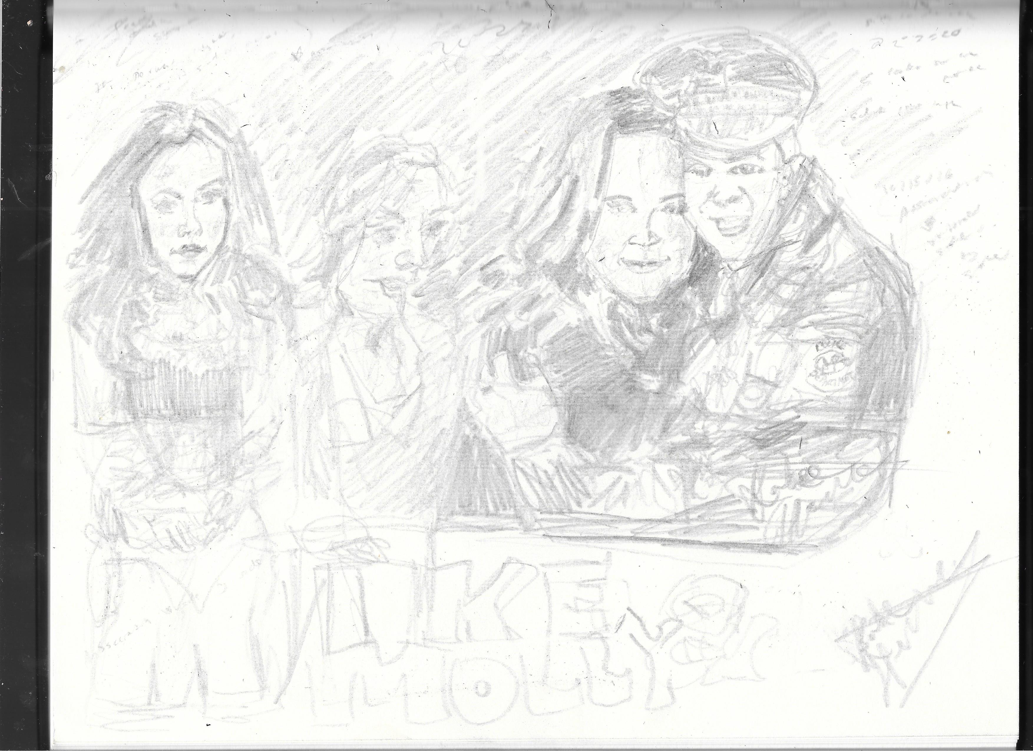 3507x2550 mike molly cast drawing face shapes - Molly Drawing