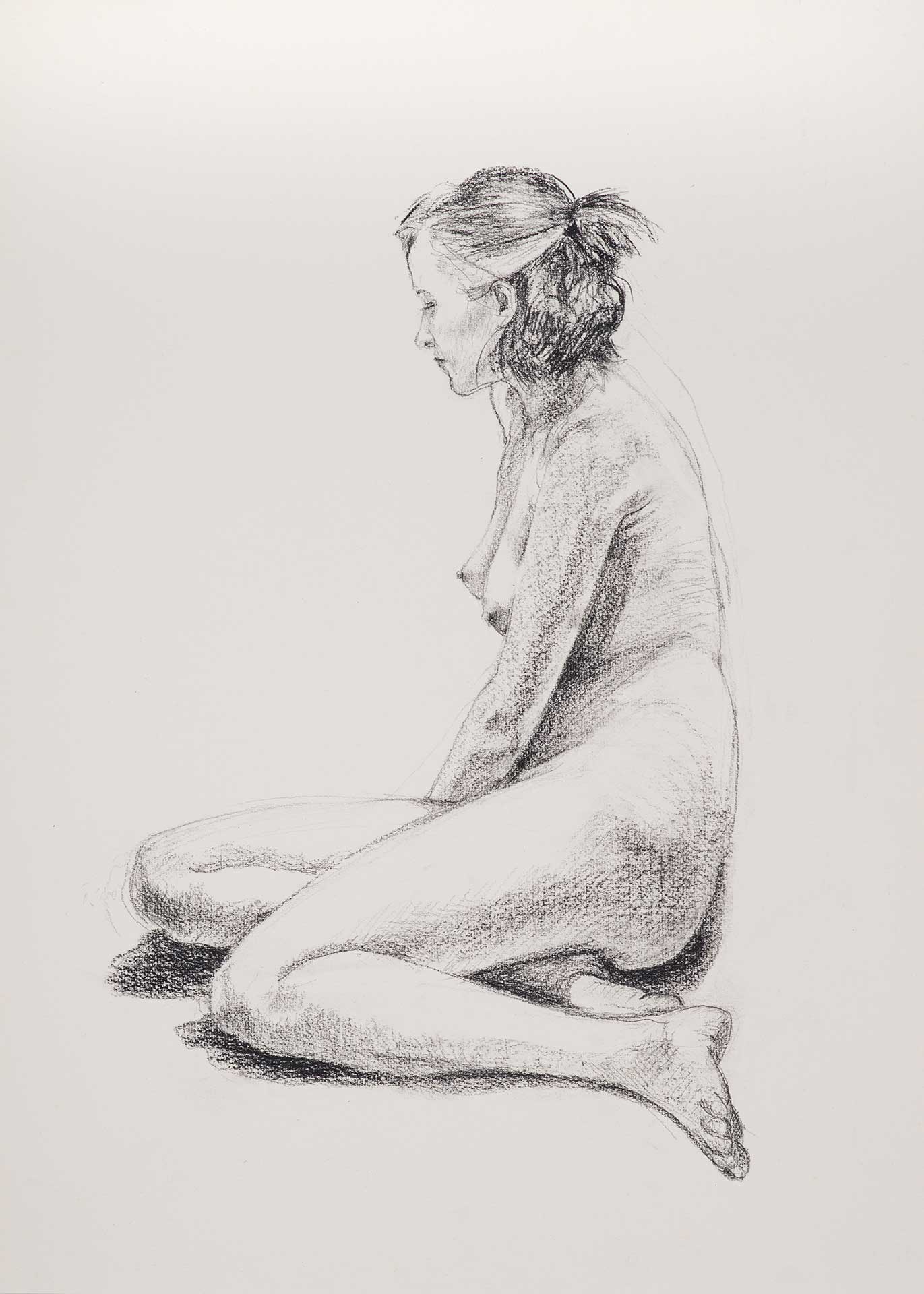 1371x1920 Study Of Molly - Molly Drawing