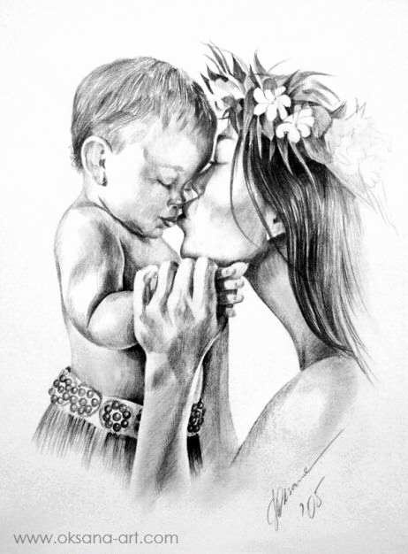 462x626 mother child sketch luxury mother s love drawing portrait pencil - Mom And Child Drawing