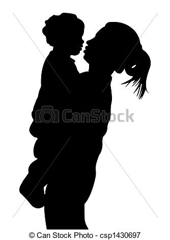 334x470 mother and child a mother holding her child available - Mom And Child Drawing