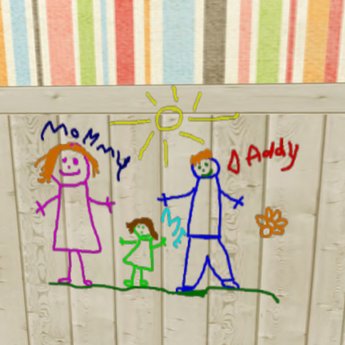 345x345 Second Life Marketplace - Mom And Dad Drawing