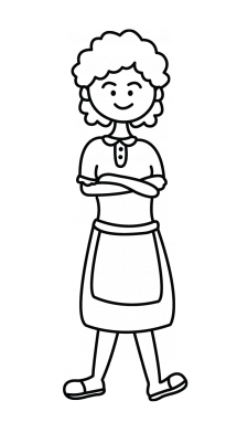 215x382 Collection Of Free Mom Drawing Simple Download On Ui Ex - Mom Drawing Images