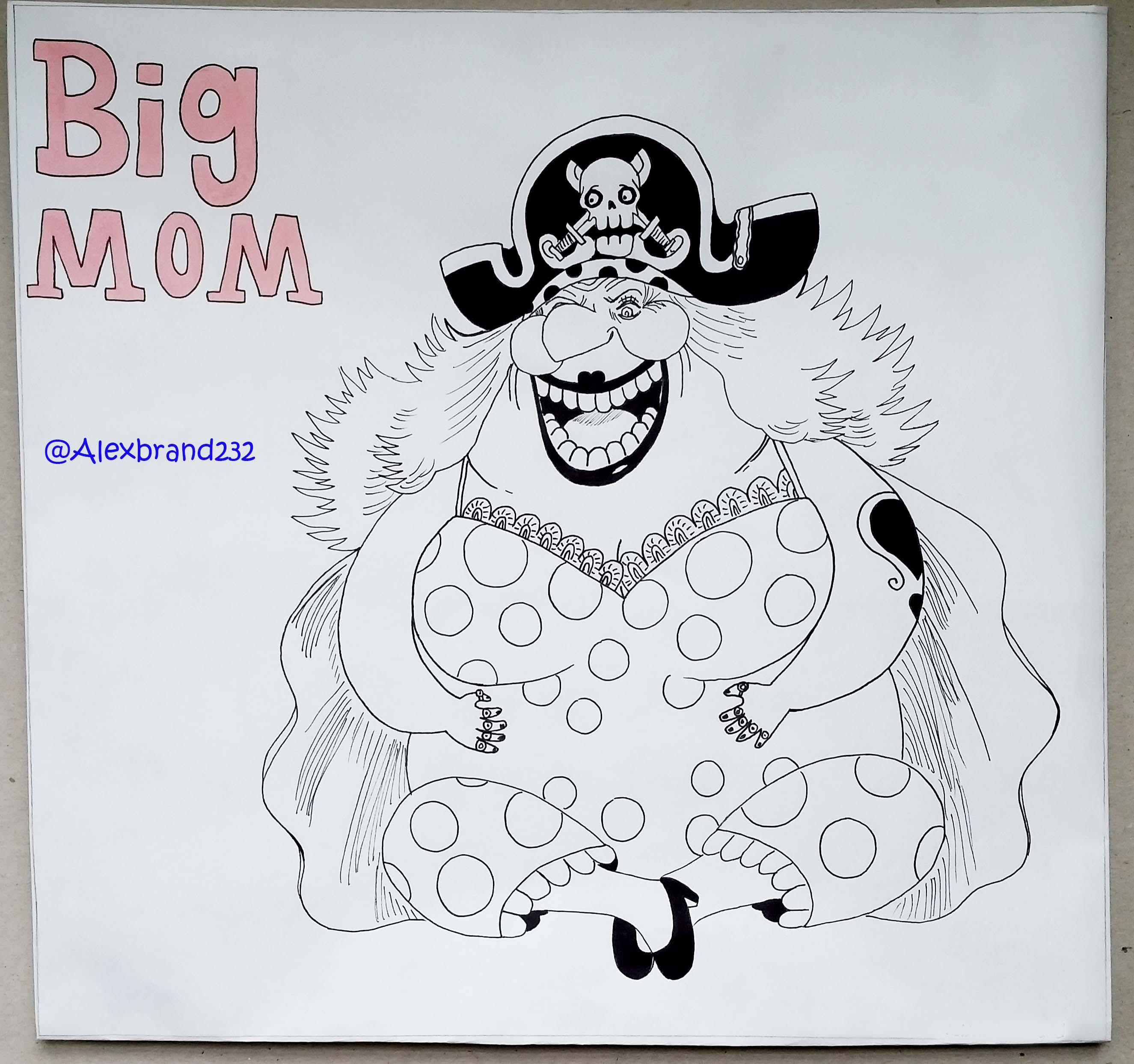 2650x2486 Drawing Of Big Mom - Mom Drawing Images
