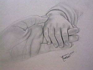 300x225 Mother Holding Baby Drawings Fine Art America - Mom Holding Baby Drawing