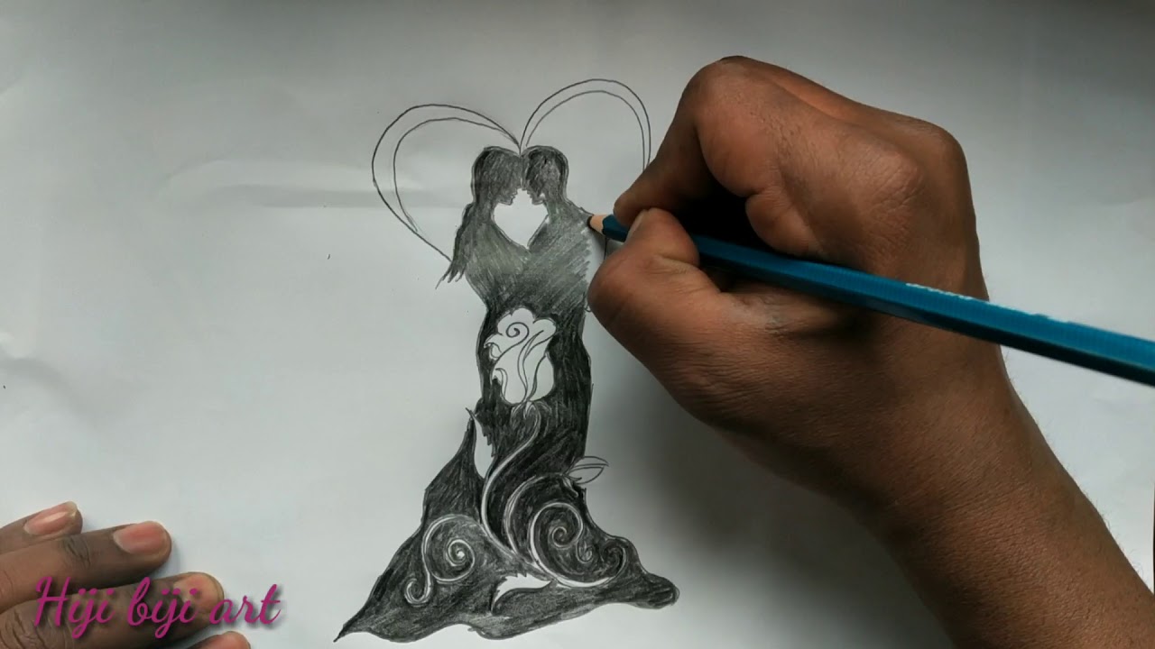 1280x720 valentine's day romantic moment drawing for beginners valentine - Moment Drawing