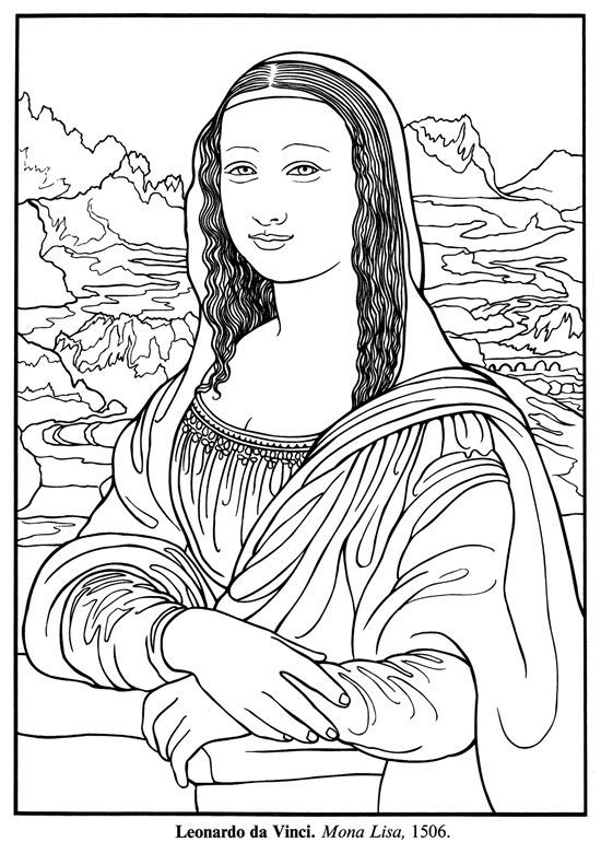 550x770 Image Result For Mona Lisa Outline Drawing Auction Projects - Monalisa Drawing