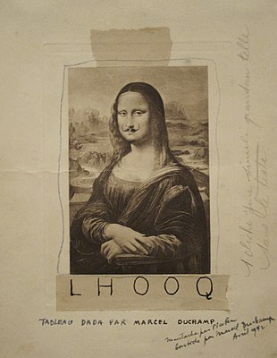 310x400 L H O O Q - Monalisa Drawing