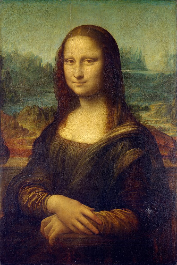 687x1024 Mona Lisa - Monalisa Drawing