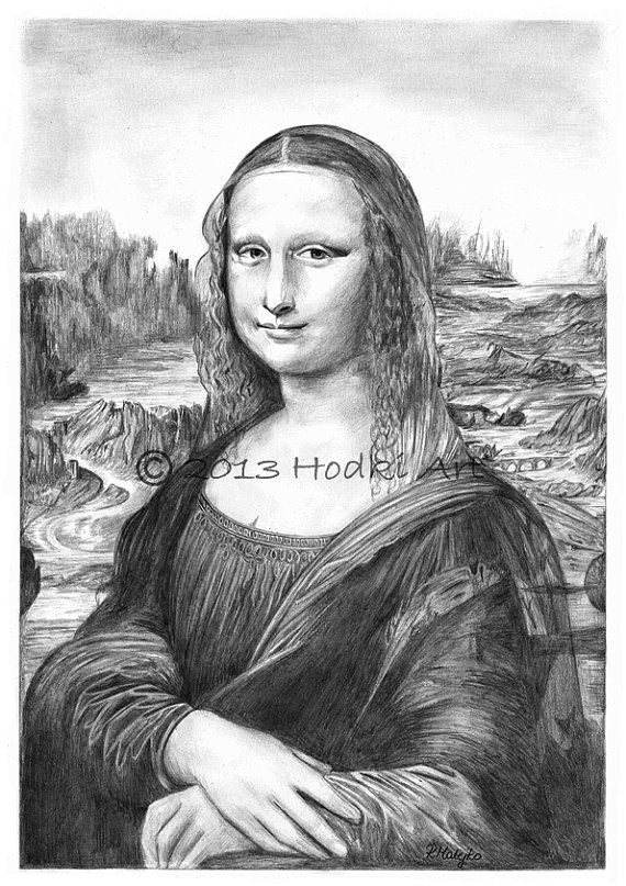 Monalisa Drawing at Explore collection of Monalisa