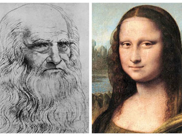 370x278 Did Leonardo Paint Himself As Mona Lisa - Monalisa Drawing