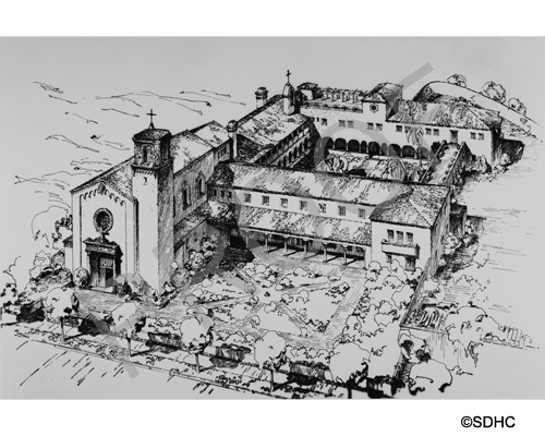 500x400 Hope - Monastery Drawing