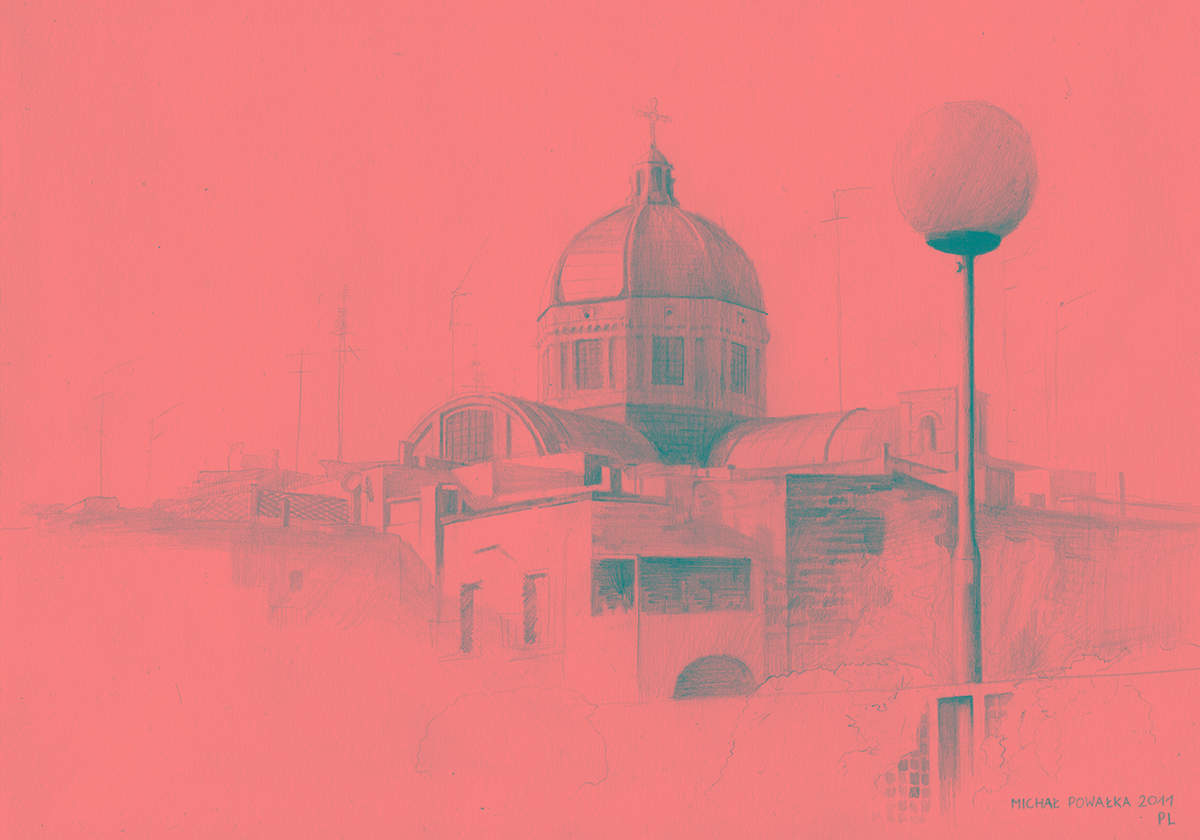 1200x840 drawing michal powalka art portfolio - Monastery Drawing