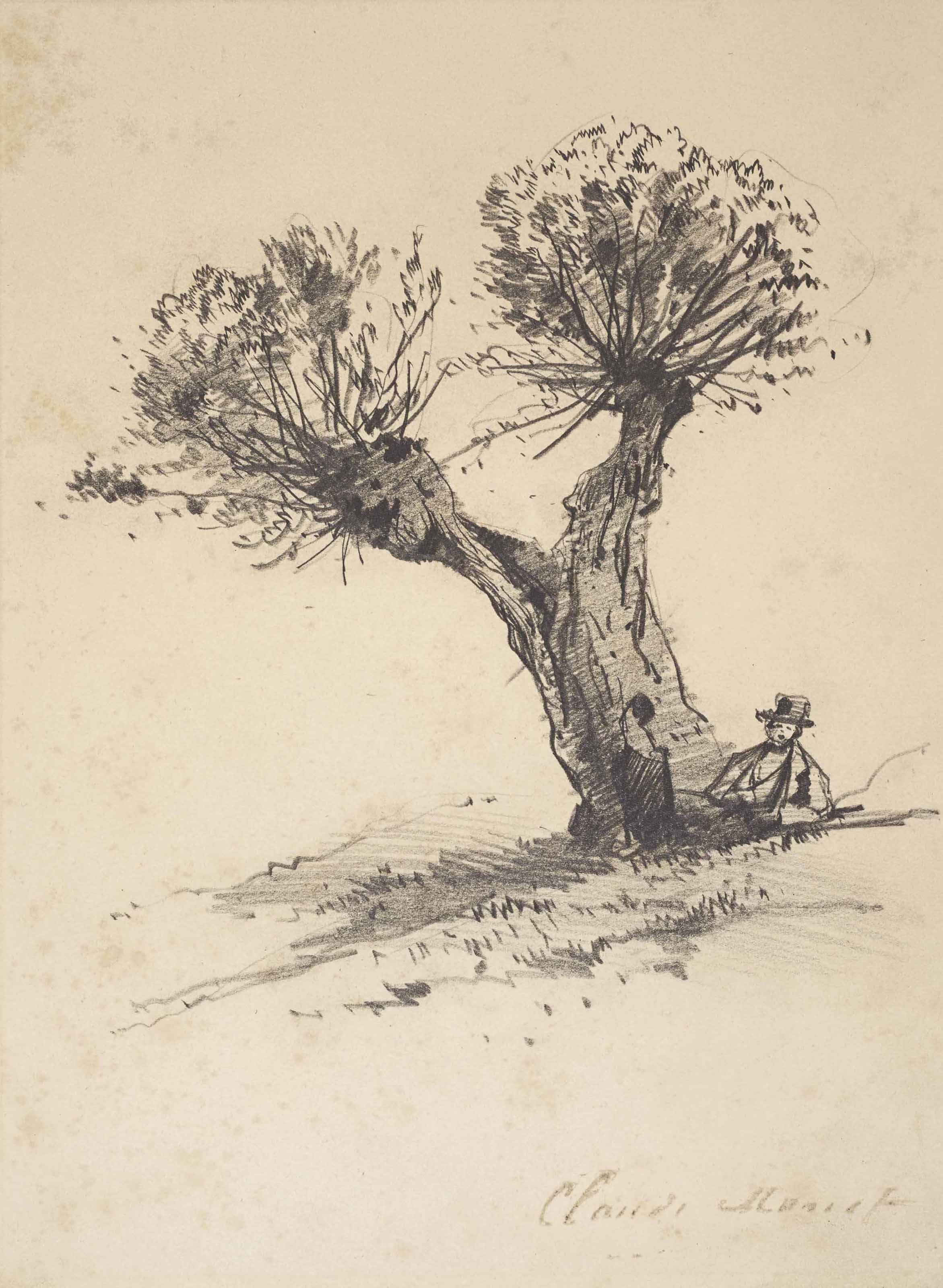 2343x3200 Claude Monet - Monet Drawings