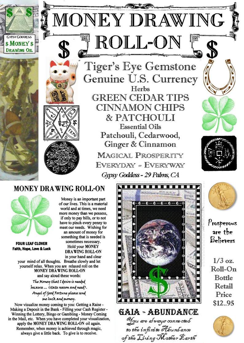 794x1115 gypsy goddess money drawing roll on oil etsy - Money Roll Drawing