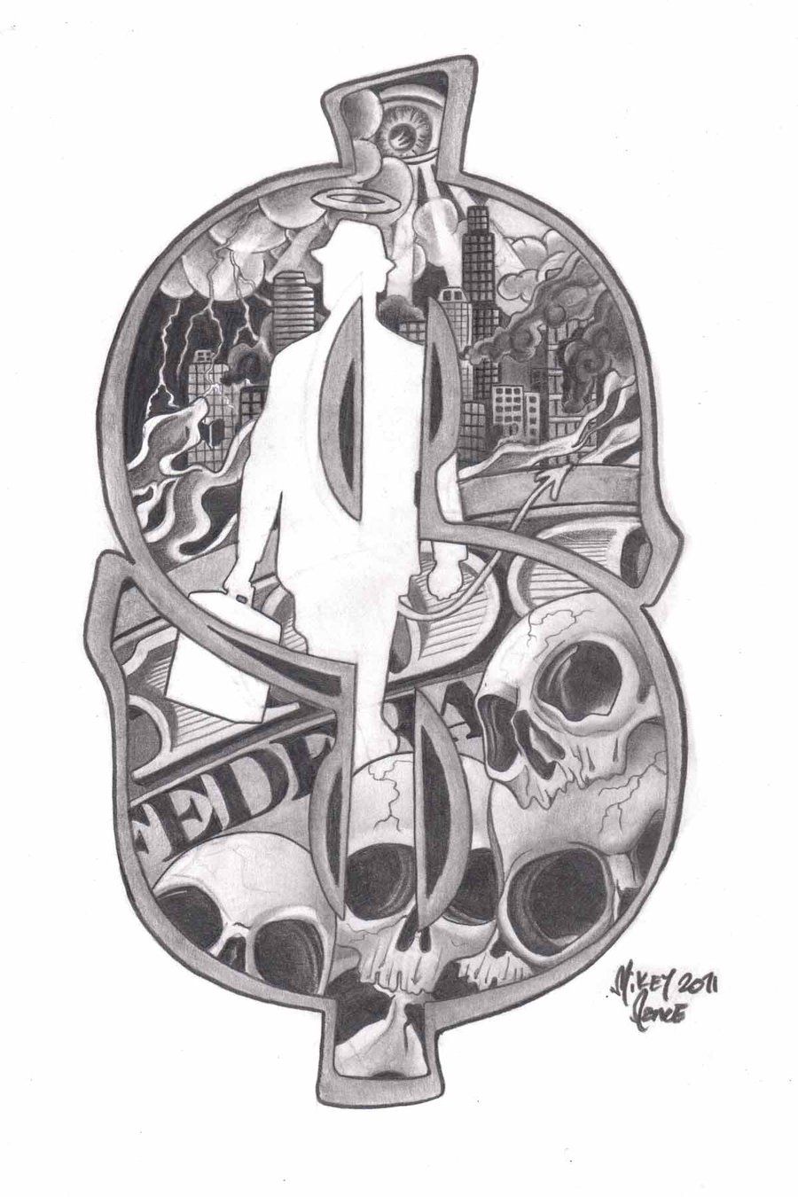 900x1350 tattoos designs money tattoos designs money tattoo ideas - Money Sign Drawing