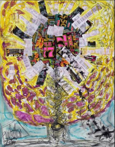 375x477 Money Tree Drawing - Money Tree Drawing