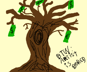300x250 Money Tree Drawing - Money Tree Drawing