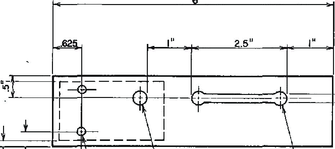 664x295 engineering drawing of the base plate of the crack monitor gauge - Monitor Drawing