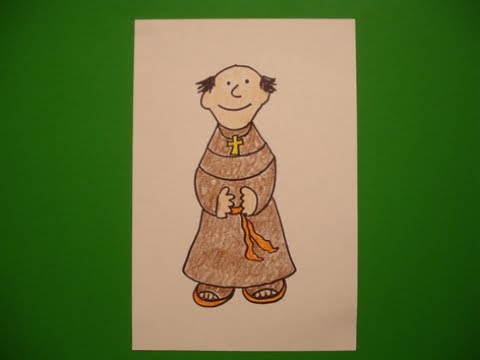 480x360 let's draw a monk! - Monk Drawing