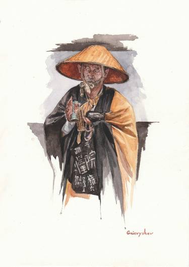 375x530 monk drawing - Monk Drawing