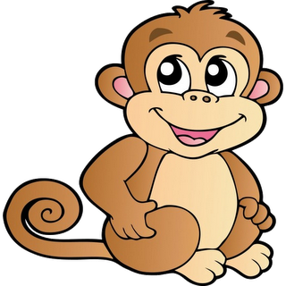320x320 Found On Bing From Clip Art Cartoon - Monkey Cartoon Drawing