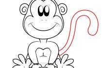 210x140 Tag Cartoon Monkey Drawing Easy - Monkey Drawing Easy