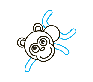 310x273 how to draw a cartoon monkey in a few easy steps easy drawing guides - Monkey Drawing Images