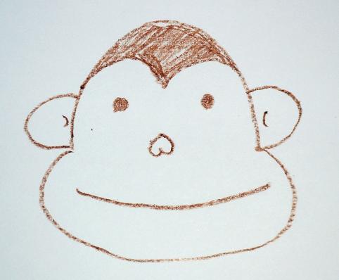482x398 Ned Batchelder How To Draw A Monkey - Monkey Drawing Images