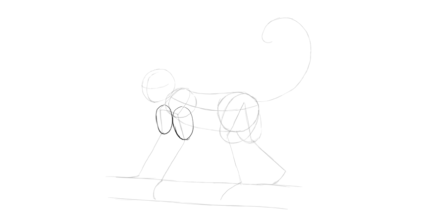 850x441 How To Draw A Monkey Step - Monkey Drawing Step By Step