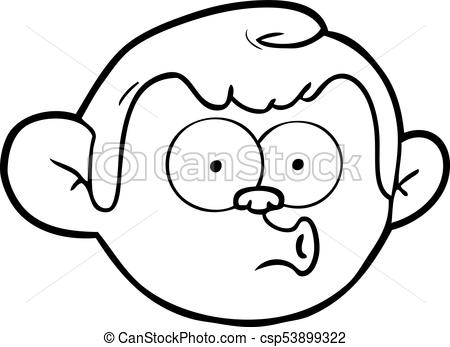 Monkey Face Drawing