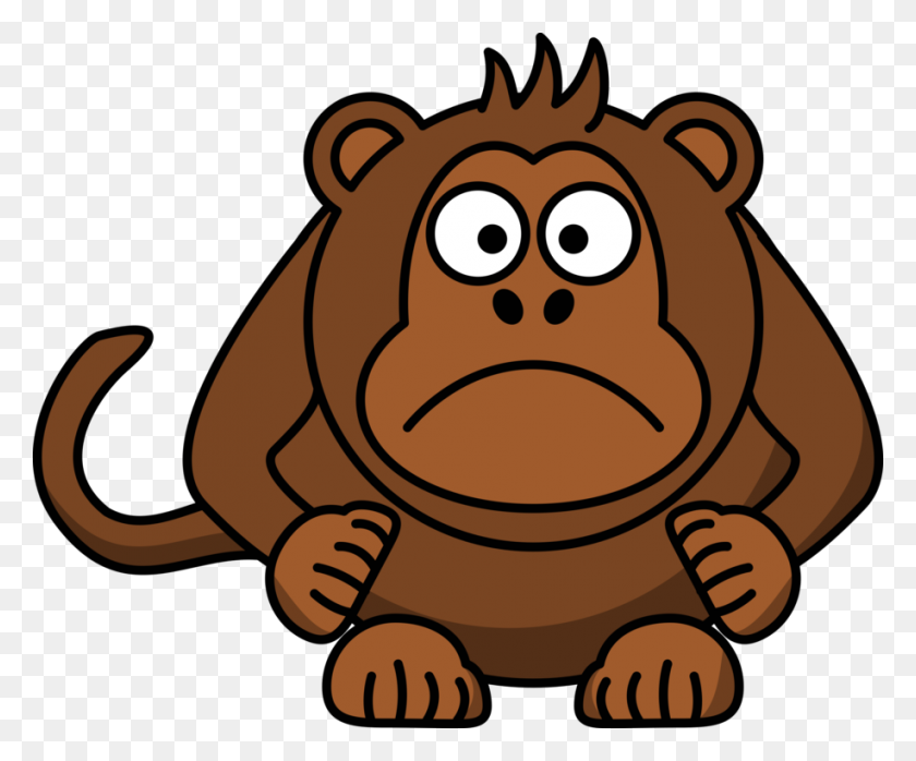 840x698 Primate Ape Cartoon Monkey Drawing - Monkey Face Drawing