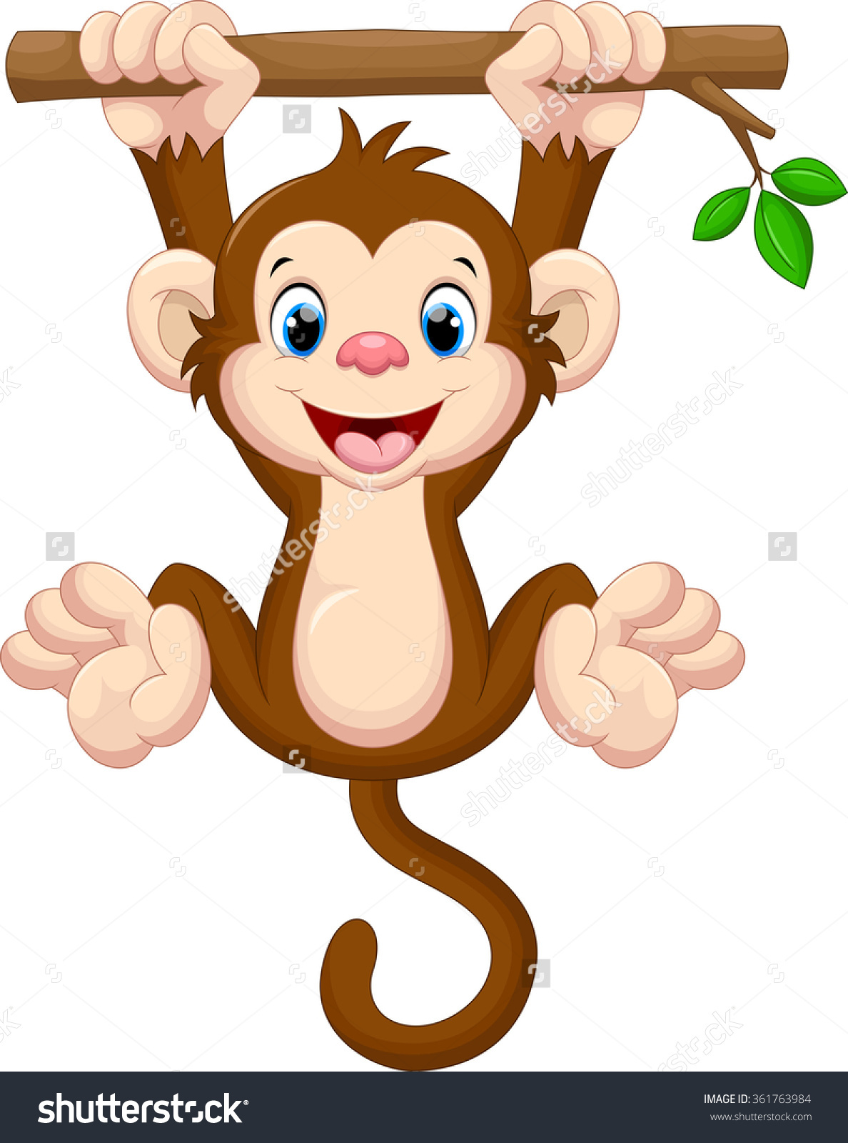 1188x1600 Monkey Hanging From Tree Clipart Great Free Clipart, Silhouette - Monkey Hanging From Tree Drawing