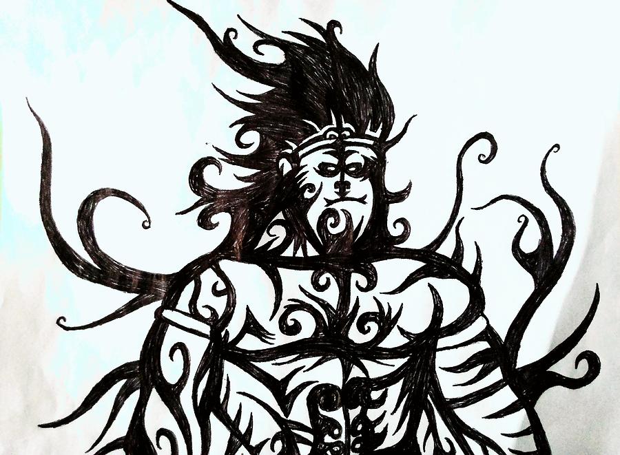 900x661 Monkey King Drawing - Monkey King Drawing