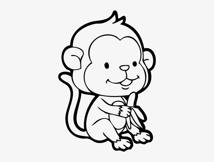 Monkey Outline Drawing at Explore collection of